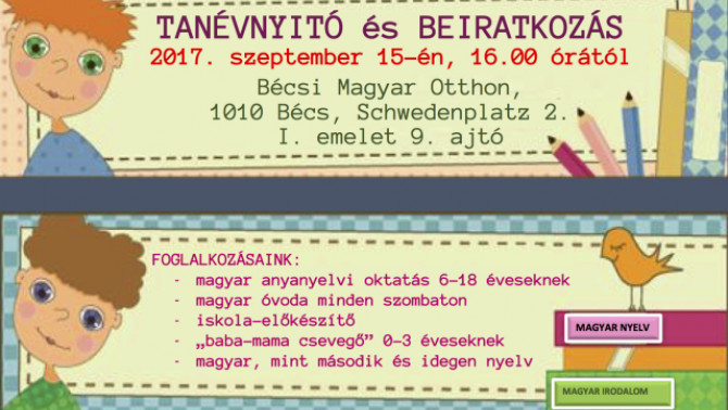 Tanévnyitó a Bécsi Magyar Iskolában