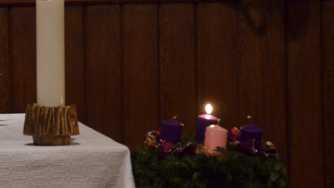 Adventi gyertyagyújtás