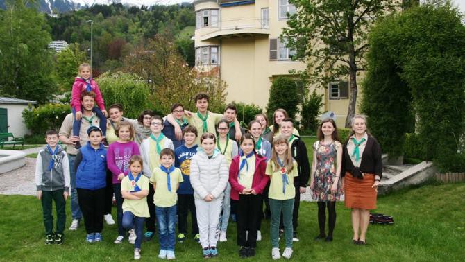 Innhidai magyar cserkészek - fotó: Schenk Angyalka